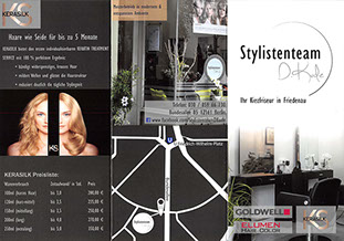 Werbebroschüre Stylistenteam D. Kude