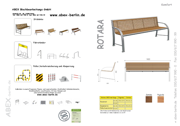 Gestallung ABEX Berlin Katalog 